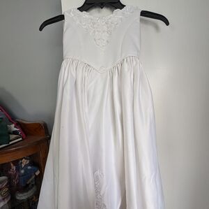 White formal dress